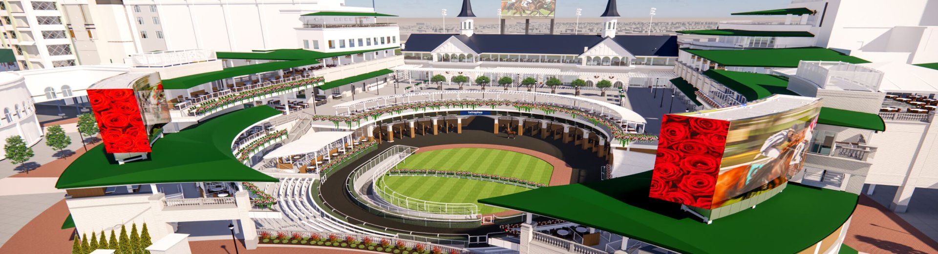 Kentucky Derby Stadium render